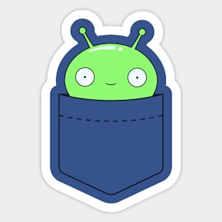 Mooncake in the pocket Sticker